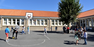 récréation à l'école Paul-Bert